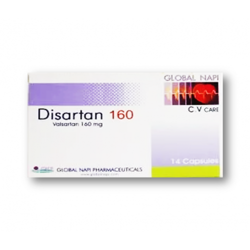 DISARTAN 160 MG ( VALSARTAN ) 14 CAPSULES