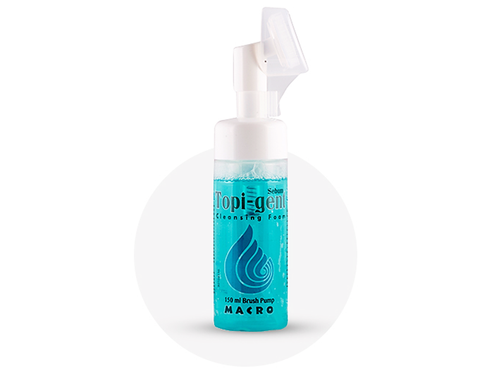 TOPI GENT SEBUM FACE FOAM WASH FOR OILY & ACNE PRONE SKIN 150 ML